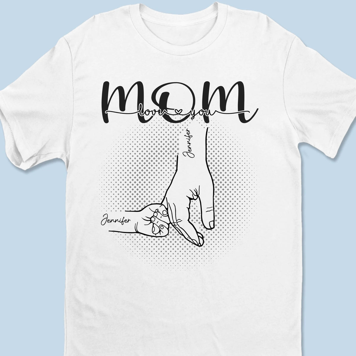 L'amour d'une mère est éternel - T-shirt, sweat à capuche, sweat-shirt unisexe personnalisé pour la famille - Cadeau pour la fête des mères, pour maman, grand-mère
