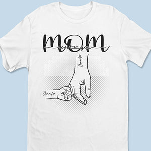 L'amour d'une mère est éternel - T-shirt, sweat à capuche, sweat-shirt unisexe personnalisé pour la famille - Cadeau pour la fête des mères, pour maman, grand-mère