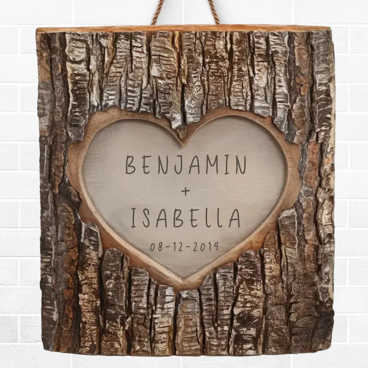 Toujours mieux ensemble - Panneau en bois personnalisé pour couple - Cadeau pour mari et femme, anniversaire