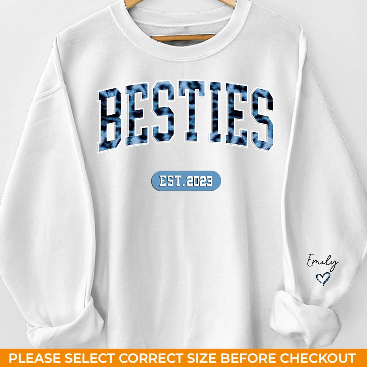 I Rely On Your Memory To Remember My Own Past - Bestie Personalized Custom Unisex Sweatshirt With Design On Sleeve - Gift For Best Friends, BFF, Sisters