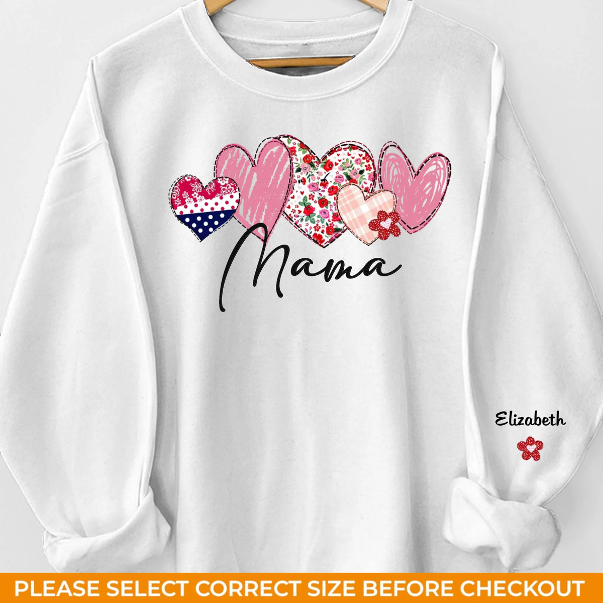 Les mamans rendent tout meilleur - Sweat-shirt unisexe personnalisé avec motif sur la manche - Cadeau pour maman et grand-mère