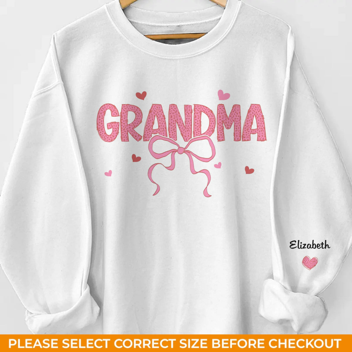 Ton amour est ma force, toujours - Sweat-shirt unisexe personnalisé pour la famille, sweat à capuche avec motif sur la manche - Cadeau pour maman, grand-mère