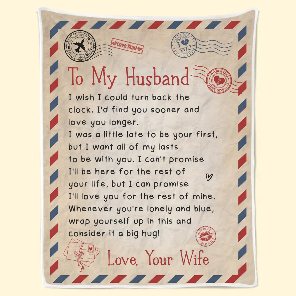 Custom Blanket - Personalized Anniversary Wedding Gifts For Husband And Wife, Him And Her - Together Feels Honest And True