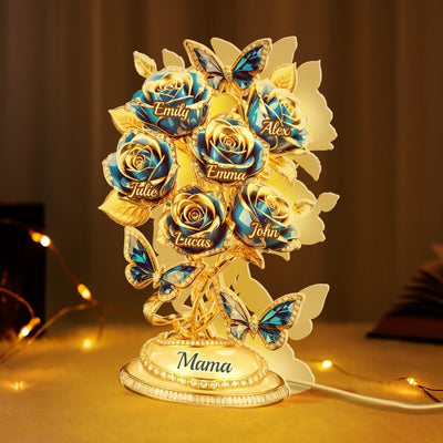 Custom Shaped Light Box - Personalized Mother's Day Gifts For Mom, Grandma - Grandma And Mom Forever