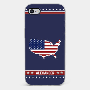 Custom Clear Phone Case - Personalized America 250th Anniversary Gifts For Women, Men - Liberty And Justice For All