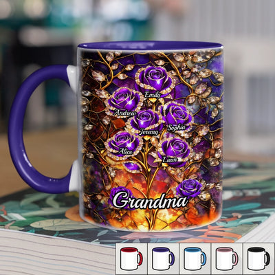 Custom Accent Mug - Personalized Mother's Day Gifts For Mom, Grandma - Love You Always