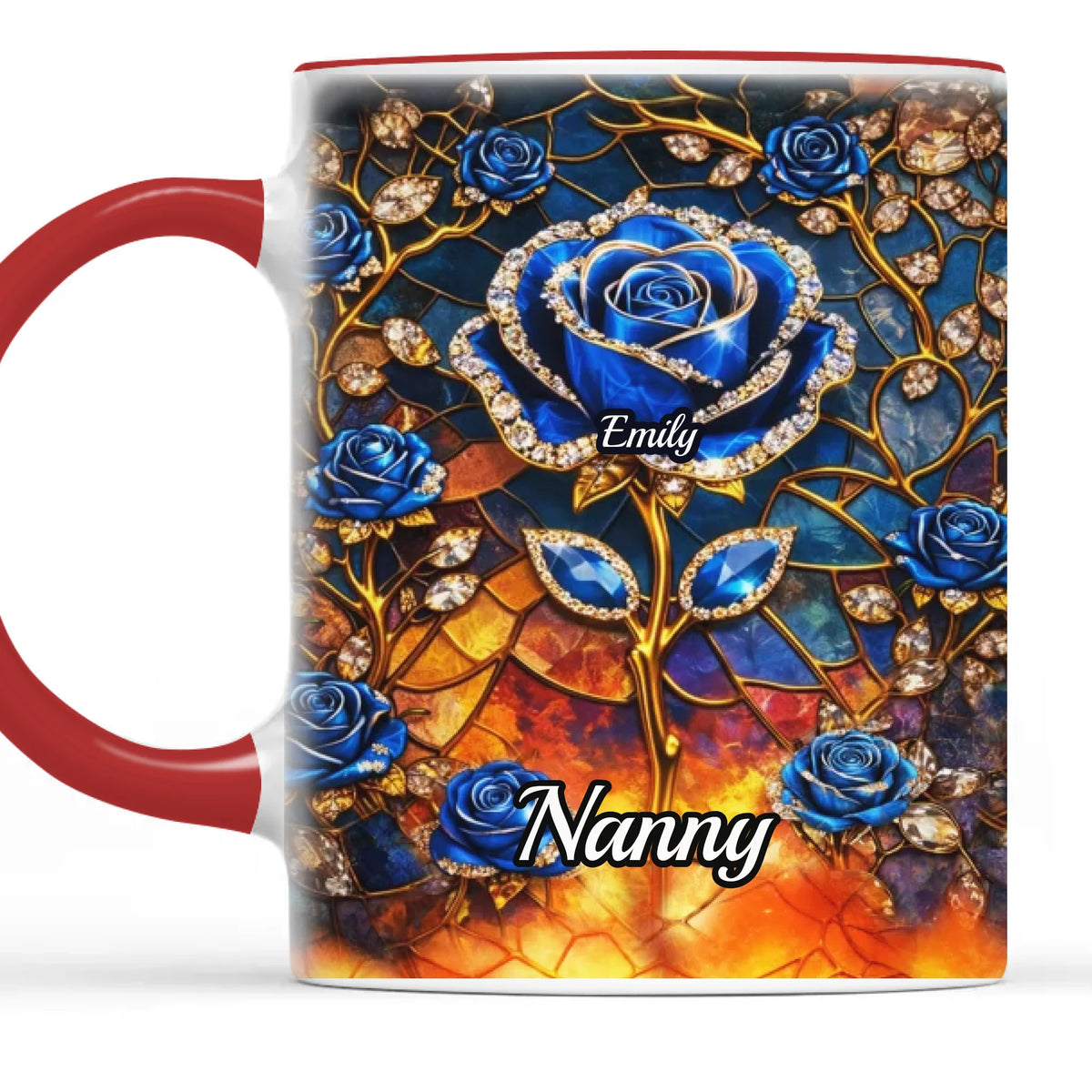 Custom Accent Mug - Personalized Mother's Day Gifts For Mom, Grandma - Love You Always