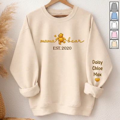 Custom Unisex Sweater, Hoodie - Personalized Mother's Day Birthday Gifts For Mom, Grandma - Mama, My Favorite Title