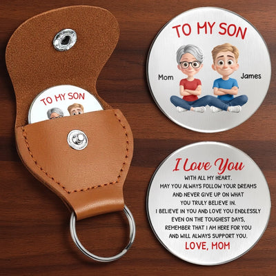 Custom Pocket Hug - Personalized Birthday Gifts For Mom, Son - Grateful For You