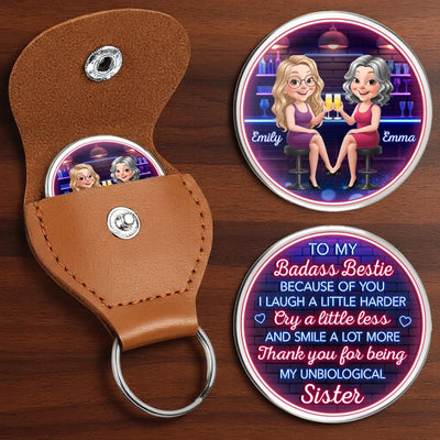 Custom Pocket Hug - Personalized Best Friend Birthday Gifts For Women, Besties, Sisters, BFF - Chaos Coordinator