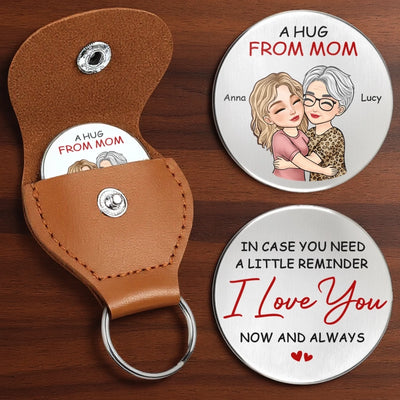 Custom Pocket Hug - Personalized Birthday Gifts For Daughter, Son - A Little Hug From Mom