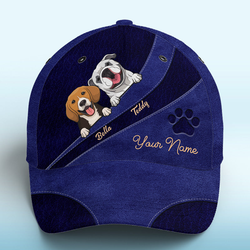Mon bébé en fourrure bien-aimé bleu marine – Bonnet personnalisé pour chien et chat, casquette classique à imprimé intégral – Nouveauté, cadeau pour les propriétaires et les amoureux des animaux