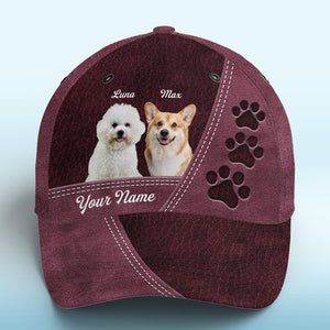 Casquette personnalisée rose avec photo « Tu es mon animal de compagnie bien-aimé » pour chien et chat, imprimé intégral, cadeau idéal pour les propriétaires et les amoureux des animaux.