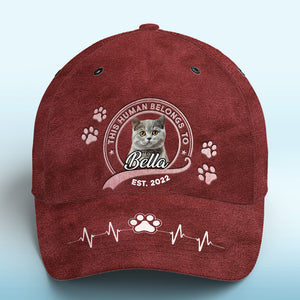 Le meilleur thérapeute a de la fourrure et quatre pattes rouges - Bonnet personnalisé pour chien, casquette classique à imprimé intégral - Nouveauté, cadeau pour propriétaires et amoureux des animaux