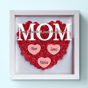Mes personnes préférées m'appellent maman - Boîte à fleurs personnalisée pour la famille - Fête des mères, cadeau pour maman, grand-mère