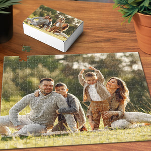 Photo personnalisée « Tu fais partie de moi » - Puzzle personnalisé pour la famille - Cadeau pour les membres de la famille
