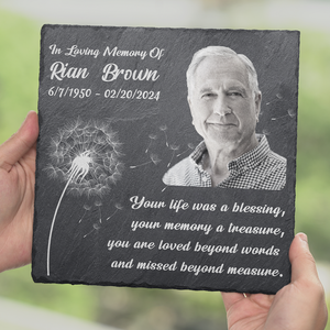 Tu es aimé au-delà des mots - Pierre commémorative personnalisée - Télécharger une image, un cadeau commémoratif, un cadeau de condoléances