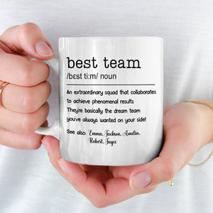 Nous sommes la meilleure équipe de tous les temps - Tasse personnalisée pour collègue - Cadeau de Noël pour collègues, amis de travail, collègues
