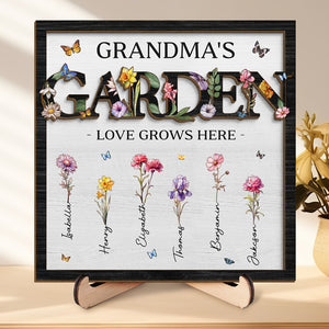 Nous sommes connectés les uns aux autres - Plaque en bois personnalisée à 2 couches avec support - Cadeau de fête des mères, de pendaison de crémaillère pour maman, grand-mère