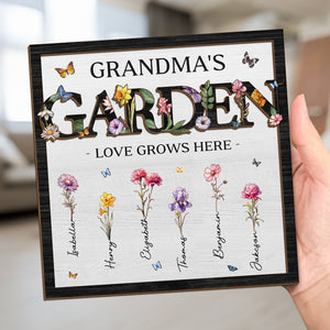 Nous sommes connectés les uns aux autres - Plaque en bois personnalisée à 2 couches avec support - Cadeau de fête des mères, de pendaison de crémaillère pour maman, grand-mère
