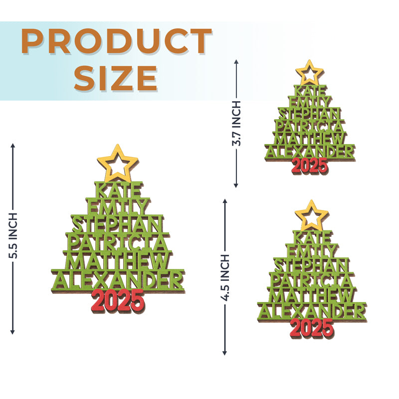 Custom Wood Ornament - Personalized Christmas Birthday Gifts For Family, Kids - The Best Part Of Christmas