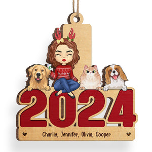 Que votre Noël soit plein de douceur et de lumière ! Décoration personnalisée pour chien et chat ! En bois, forme unique ! Cadeau de Noël pour les propriétaires et les amoureux des animaux.