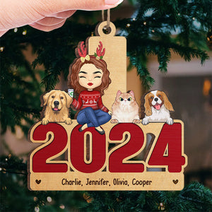 Que votre Noël soit plein de douceur et de lumière ! Décoration personnalisée pour chien et chat ! En bois, forme unique ! Cadeau de Noël pour les propriétaires et les amoureux des animaux.