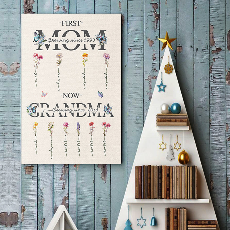 Chaque maison a besoin d'une grand-mère - Affiche verticale personnalisée pour la famille - Fête des Mères, cadeau pour maman, grand-mère
