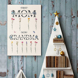 Chaque maison a besoin d'une grand-mère - Affiche verticale personnalisée pour la famille - Fête des Mères, cadeau pour maman, grand-mère