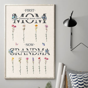 Chaque maison a besoin d'une grand-mère - Affiche verticale personnalisée pour la famille - Fête des Mères, cadeau pour maman, grand-mère