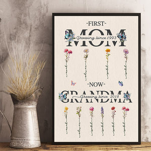Chaque maison a besoin d'une grand-mère - Affiche verticale personnalisée pour la famille - Fête des Mères, cadeau pour maman, grand-mère