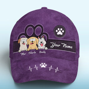Mes précieux bébés en fourrure - Chapeau personnalisé pour chien et chat, casquette classique à imprimé intégral - Cadeau pour propriétaires et amoureux des animaux