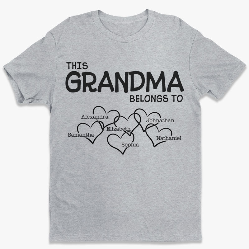 La vie est meilleure avec grand-mère - T-shirt, sweat à capuche et sweat-shirt unisexe personnalisé pour la famille - Cadeau pour grand-mère