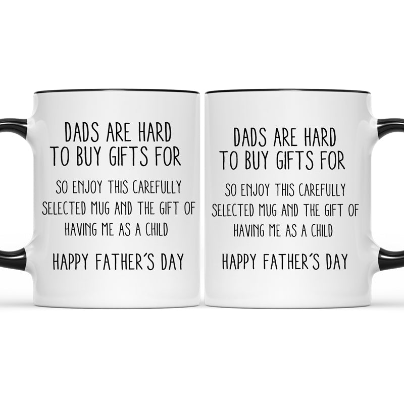 Papa, bonne fête des pères ! - Mug personnalisé avec accents pour la famille - Cadeau d'anniversaire pour papa