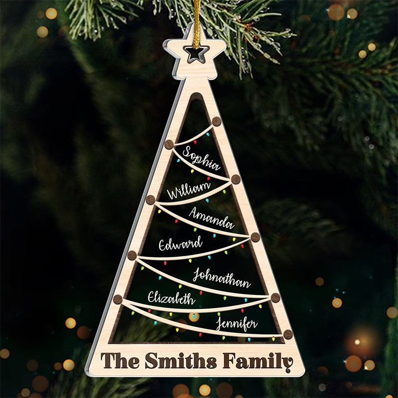 Time To Celebrate - Family Personalized Custom Ornament - Acrylic Custom Shaped - Christmas Gift For Family Members