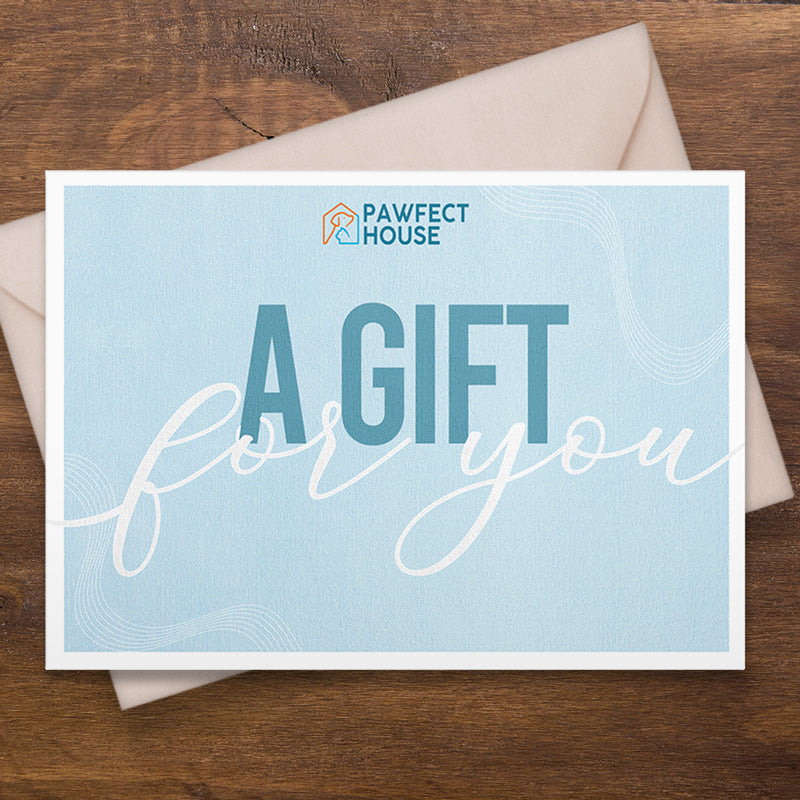 Carte-cadeau modifiable Pawfect House