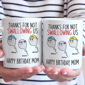 Voici votre récompense - Mug personnalisé familial - Fête des mères, fête des pères, cadeau d'anniversaire pour maman, papa