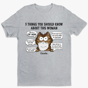 Don't Mess With Her Or Her Cats - Cat Personalized Custom Unisex T-shirt, Hoodie, Sweatshirt - Gift For Pet Owners, Pet Lovers