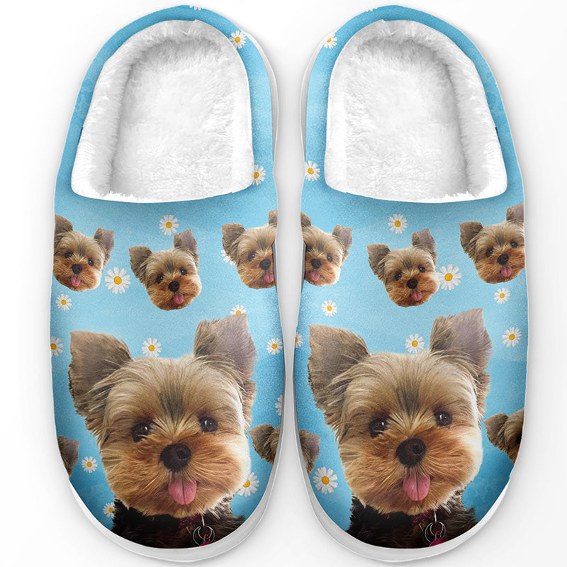 Liste de photos personnalisées pour les personnes sages ou coquines - Chaussons moelleux personnalisés pour chiens et chats - Cadeau pour propriétaires et amoureux des animaux