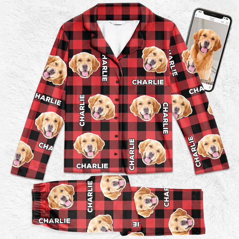 Pyjama personnalisé avec photo pour chien et chat : Que vos journées soient belles et lumineuses ! Cadeau de Noël pour les propriétaires et les amoureux des animaux.