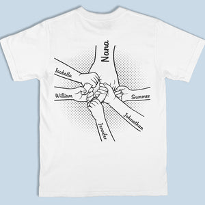Ensemble, nous sommes plus forts - T-shirt, sweat à capuche, sweat-shirt unisexe personnalisé imprimé au dos - Cadeau d'anniversaire pour maman, grand-mère