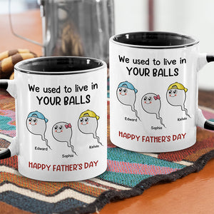 Merci de ne pas nous avoir avalés - Tasse personnalisée avec accents pour la famille - Cadeau pour la fête des pères, la fête des mères et un anniversaire pour papa et maman