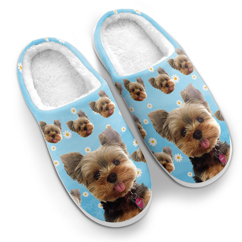 Liste de photos personnalisées pour les personnes sages ou coquines - Chaussons moelleux personnalisés pour chiens et chats - Cadeau pour propriétaires et amoureux des animaux