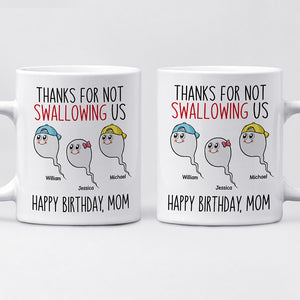 Voici votre récompense - Mug personnalisé familial - Fête des mères, fête des pères, cadeau d'anniversaire pour maman, papa