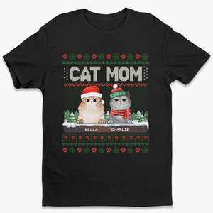 Le plus beau Noël - T-shirt, sweat à capuche et sweat-shirt unisexe personnalisé avec chat - Cadeau de Noël pour les propriétaires et les amoureux des animaux
