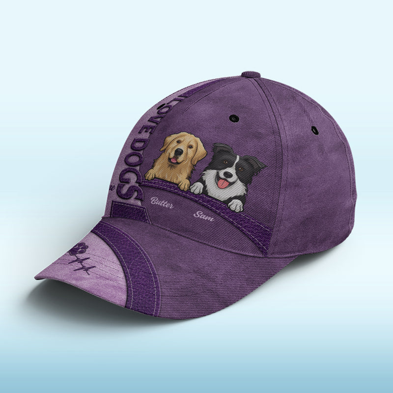 Pawsome Vibes Only - Casquette personnalisée pour chien et chat, imprimé intégral, cadeau pour propriétaires et amoureux des animaux
