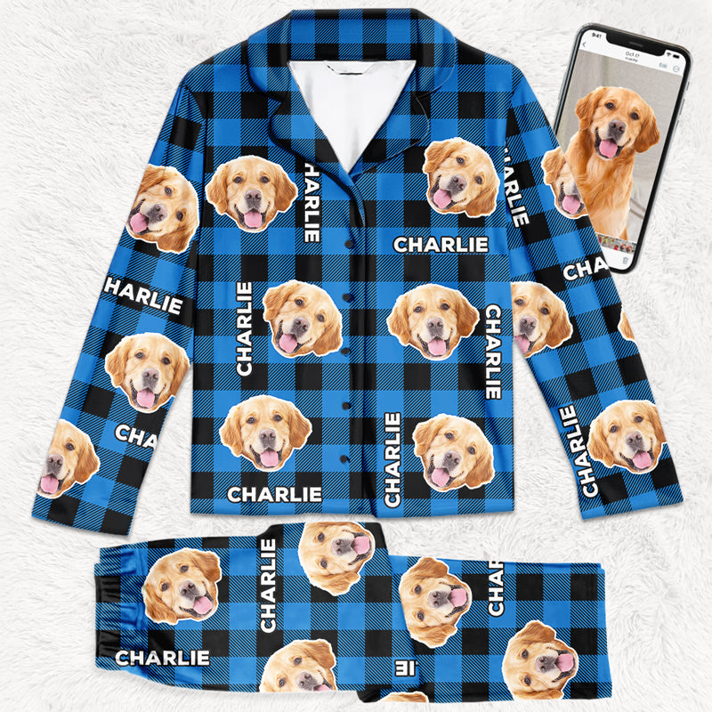 Pyjama personnalisé avec photo pour chien et chat : Que vos journées soient belles et lumineuses ! Cadeau de Noël pour les propriétaires et les amoureux des animaux.