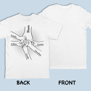 Ensemble, nous sommes plus forts - T-shirt, sweat à capuche, sweat-shirt unisexe personnalisé imprimé au dos - Cadeau d'anniversaire pour maman, grand-mère