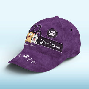 Mes précieux bébés en fourrure - Chapeau personnalisé pour chien et chat, casquette classique à imprimé intégral - Cadeau pour propriétaires et amoureux des animaux