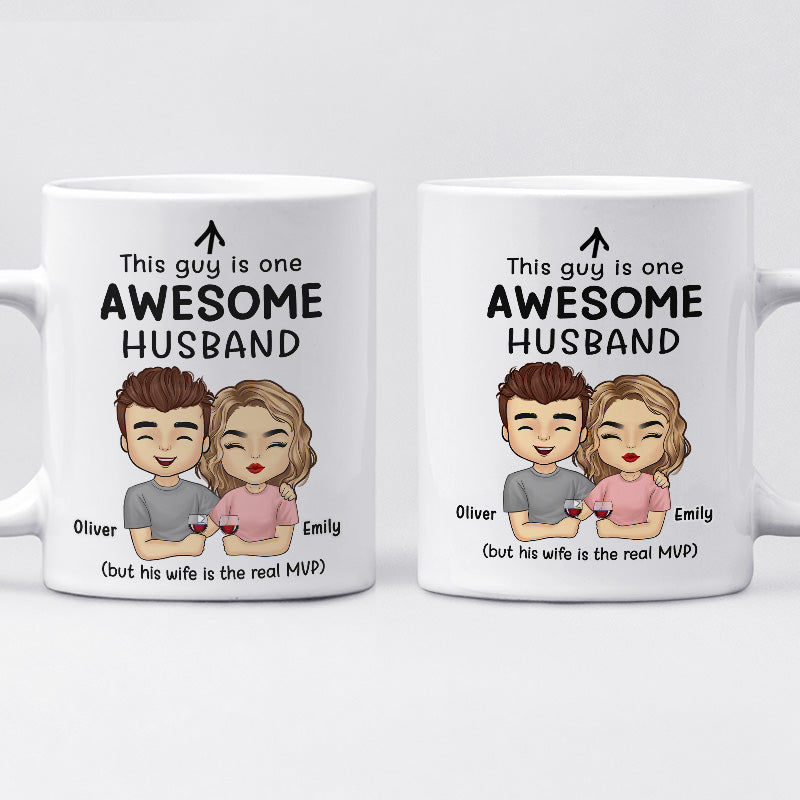Ce type est un mari génial - Tasse personnalisée pour couple - Cadeau pour mari et femme, anniversaire